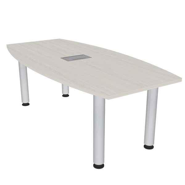 33.5 in W, 59.5 in L, 29 in H, Engineered Wood Top, Sea Salt